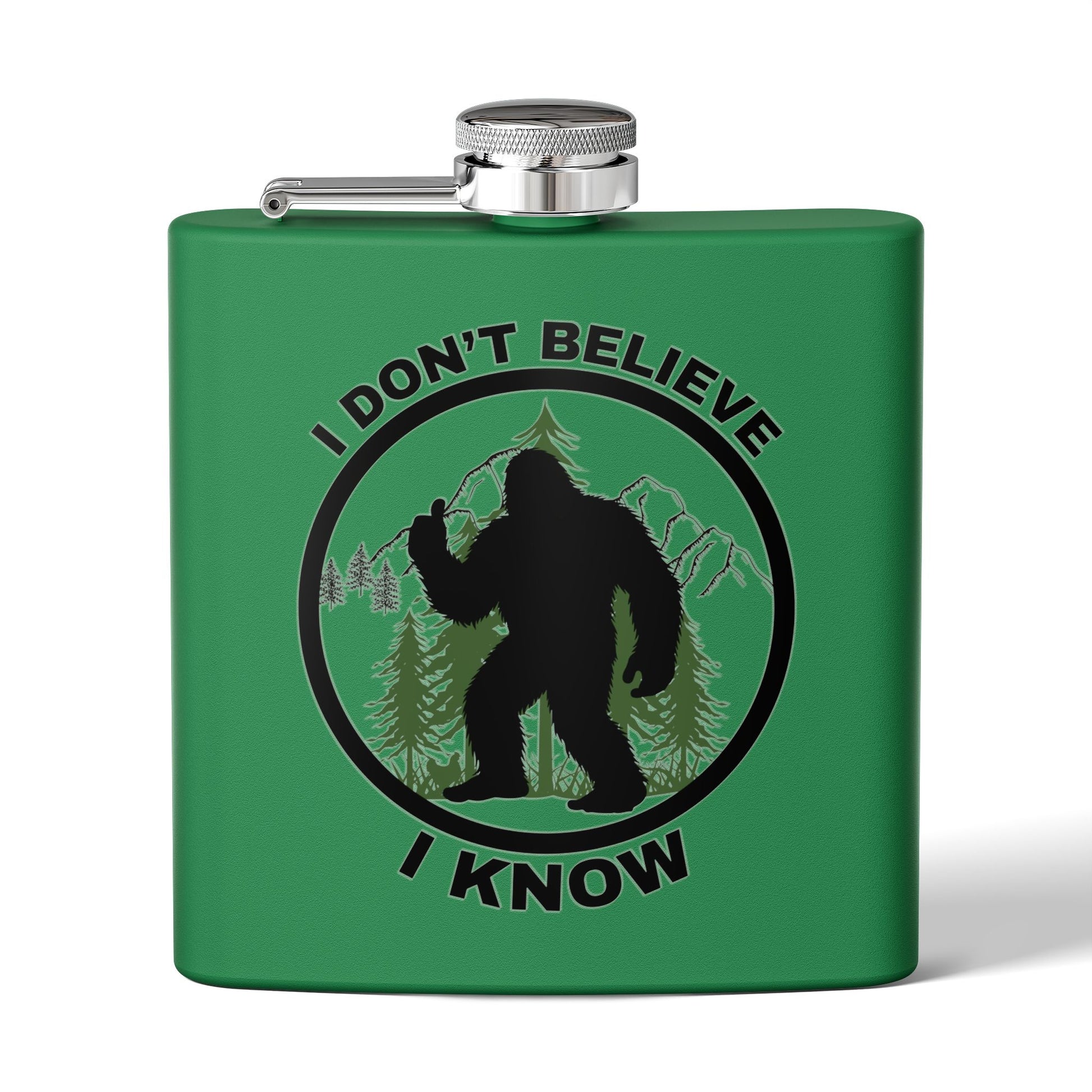 I Don’t Believe Stainless Steel Flask