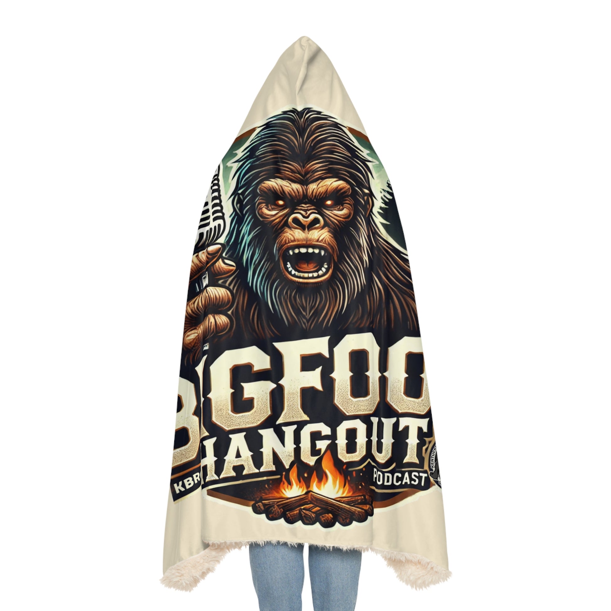 The Bigfoot Hangout – Hooded Snuggle Blanket
