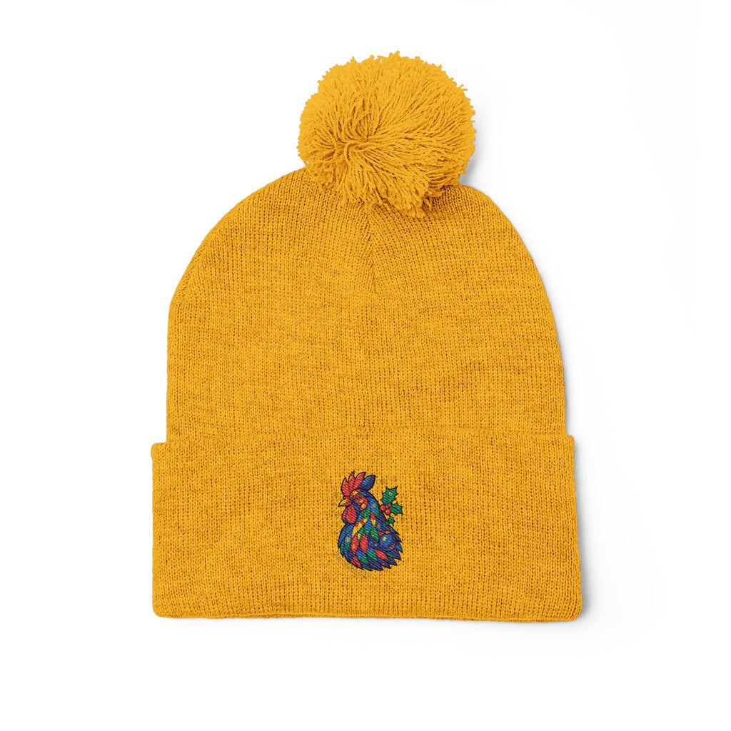Born to Shine – Cozy Pom Knit Beanie