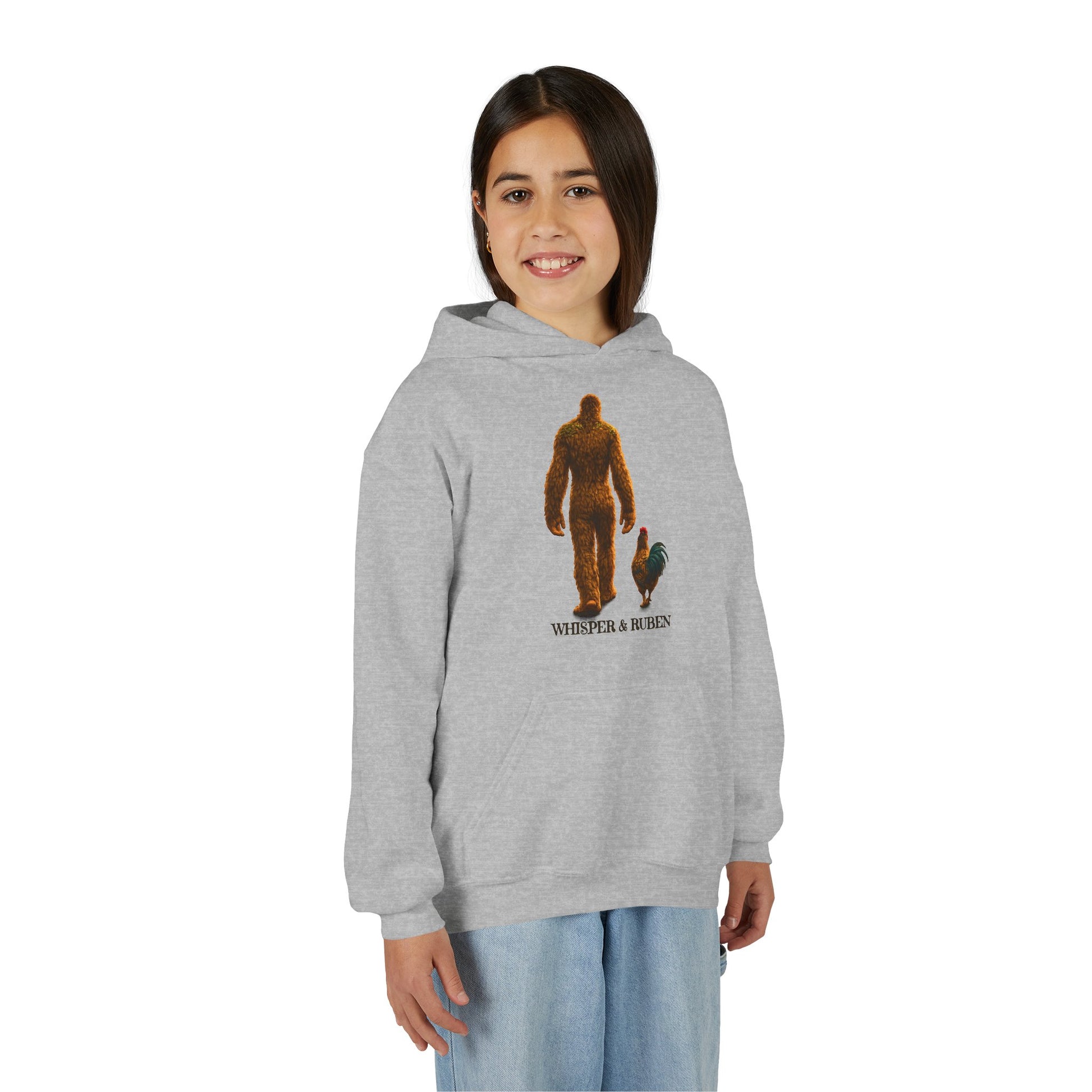 Whisper & Ruben Youth Heavy Blend Hooded Sweatshirt