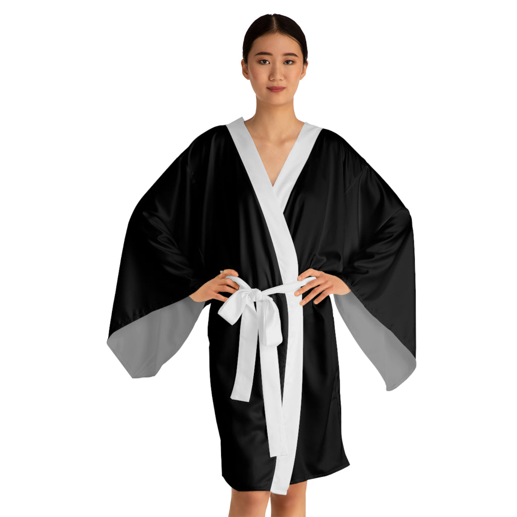 Stay Funky, Stay Festive – Holiday Kimono Robe Dark Edition