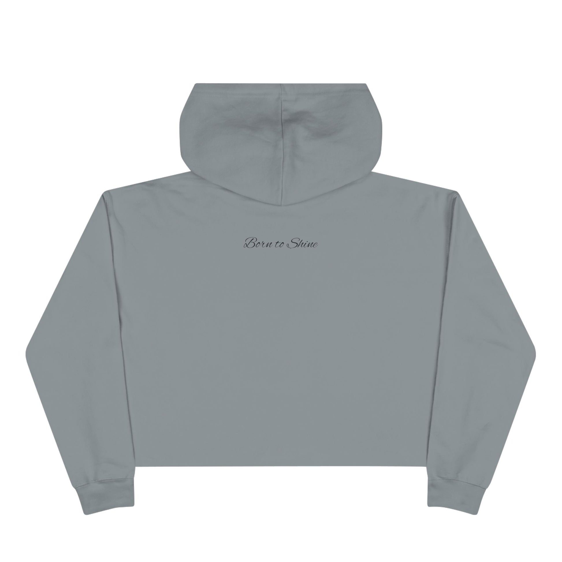 Born to Shine – Radiant Rooster Cropped Hoodie