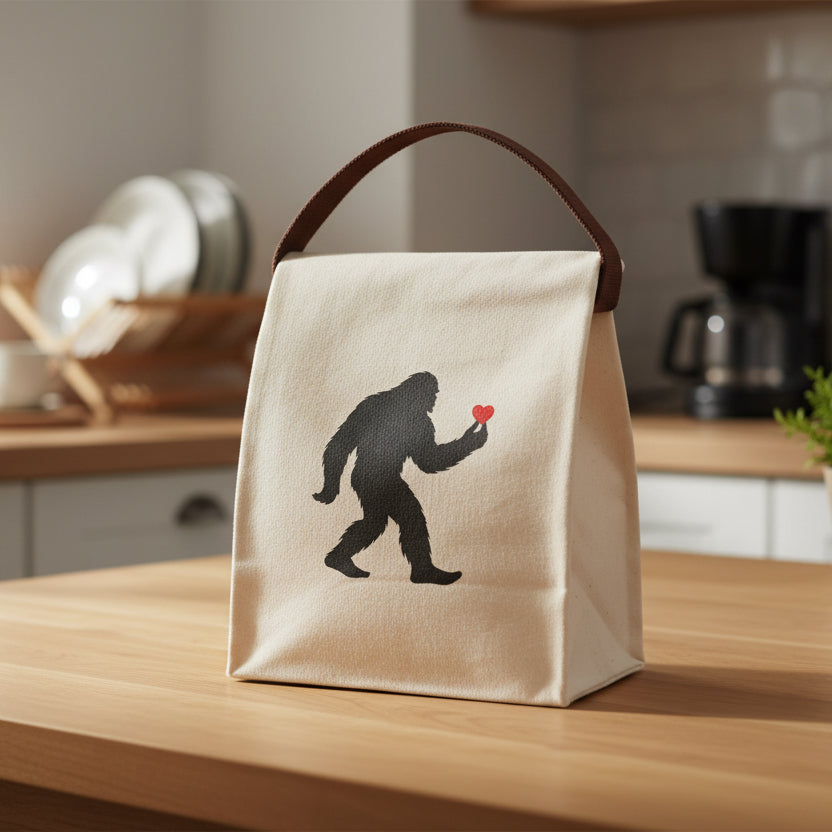 Gentle Giant – Valentine’s Canvas Lunch Bag