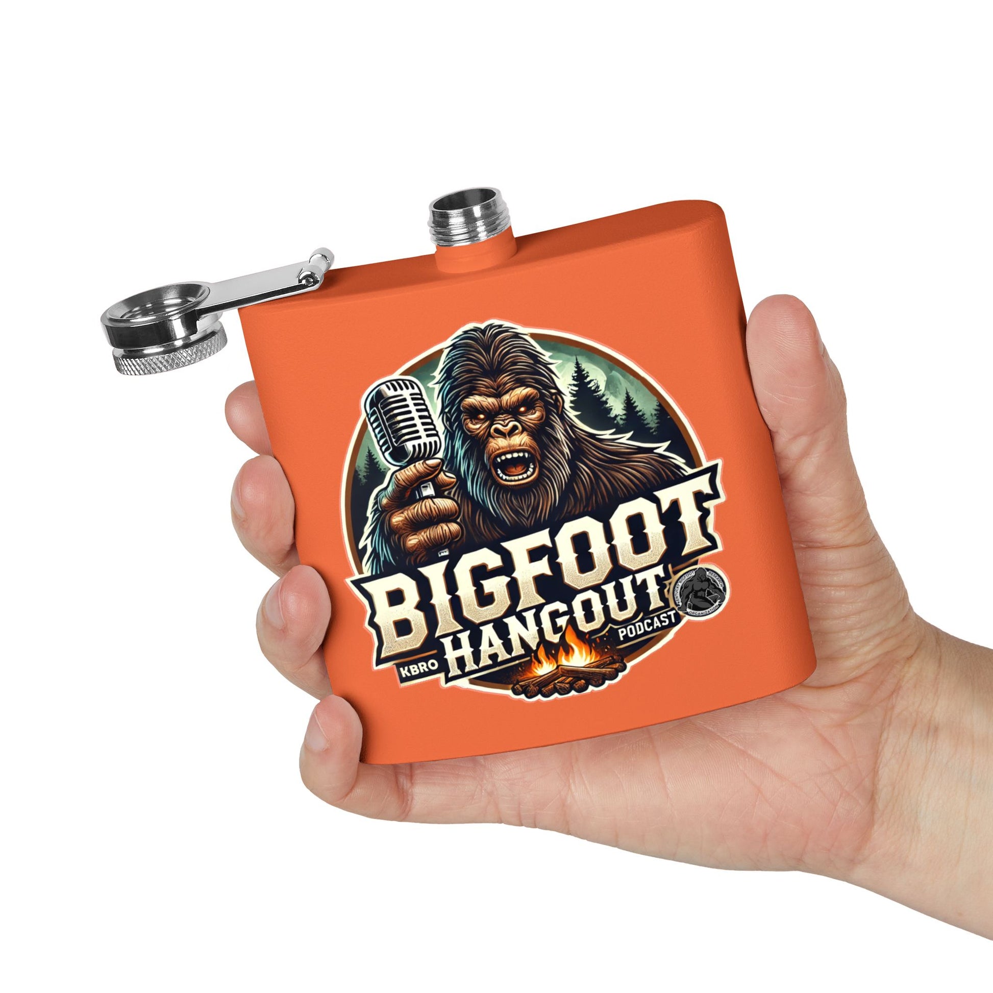 The Bigfoot Hangout – Stainless Steel Flask