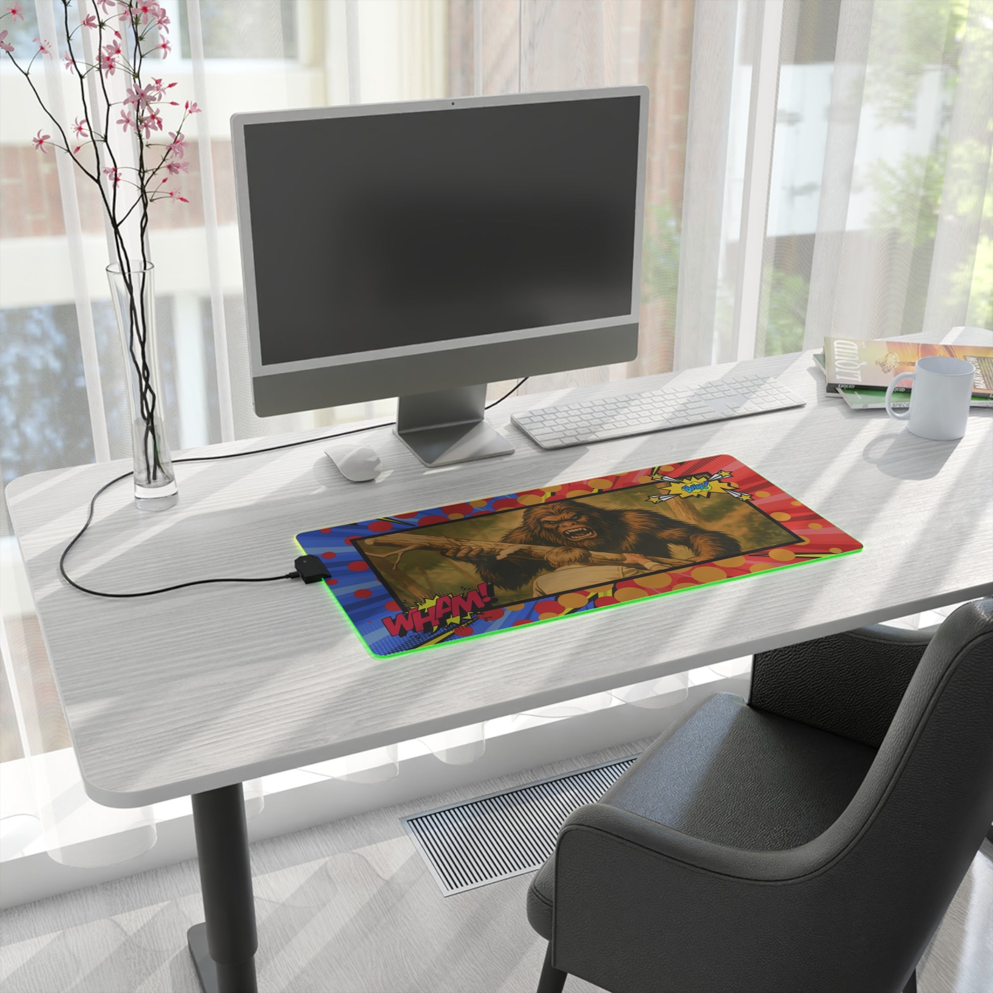Wham Bam: Legends Unleashed – LED Gaming Mouse Pad