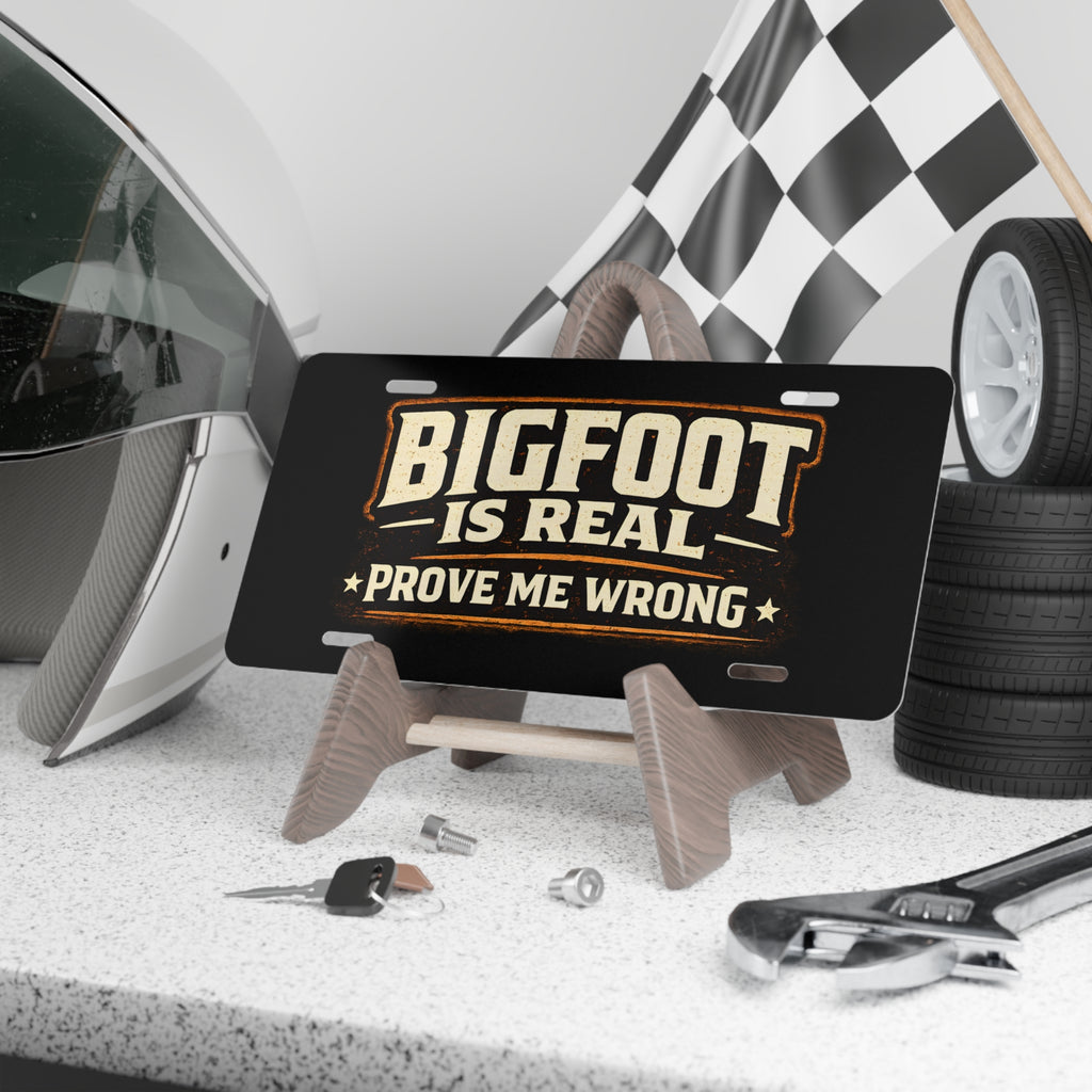 Bigfoot Is Real Vanity Plate