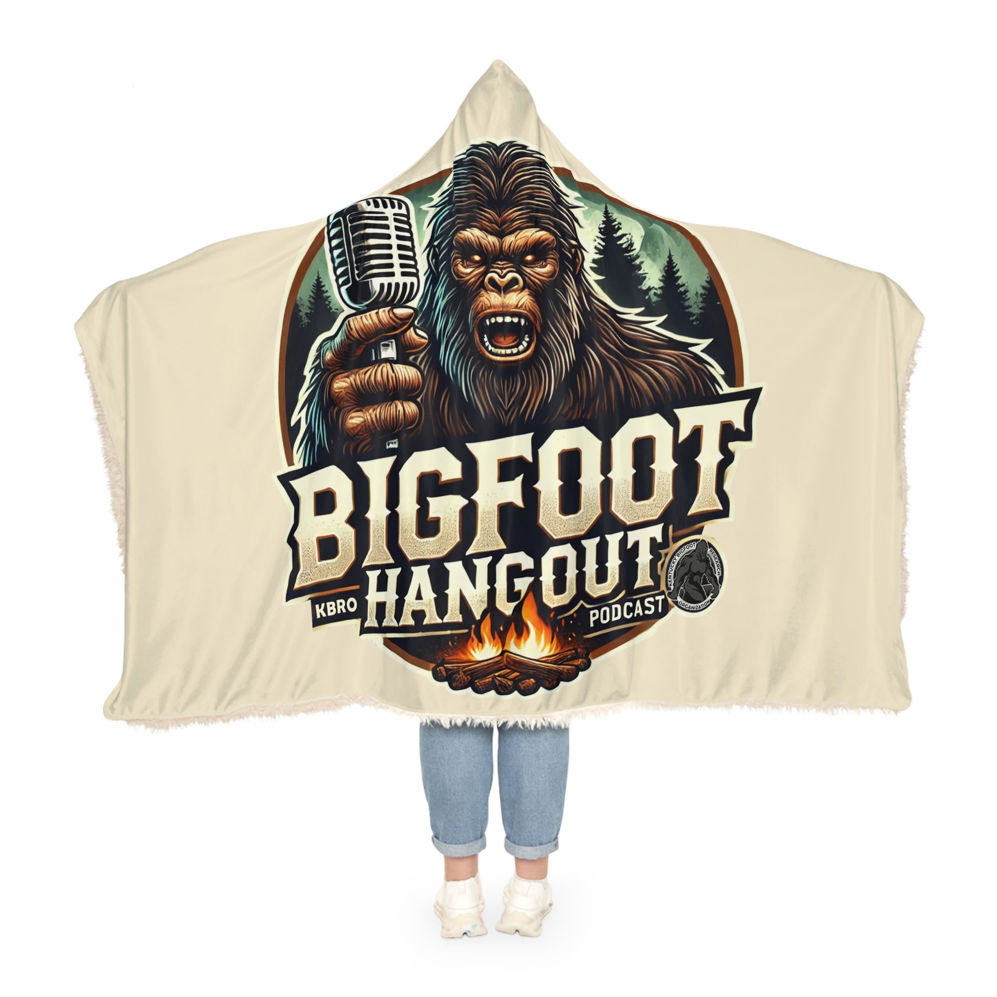 The Bigfoot Hangout – Hooded Snuggle Blanket