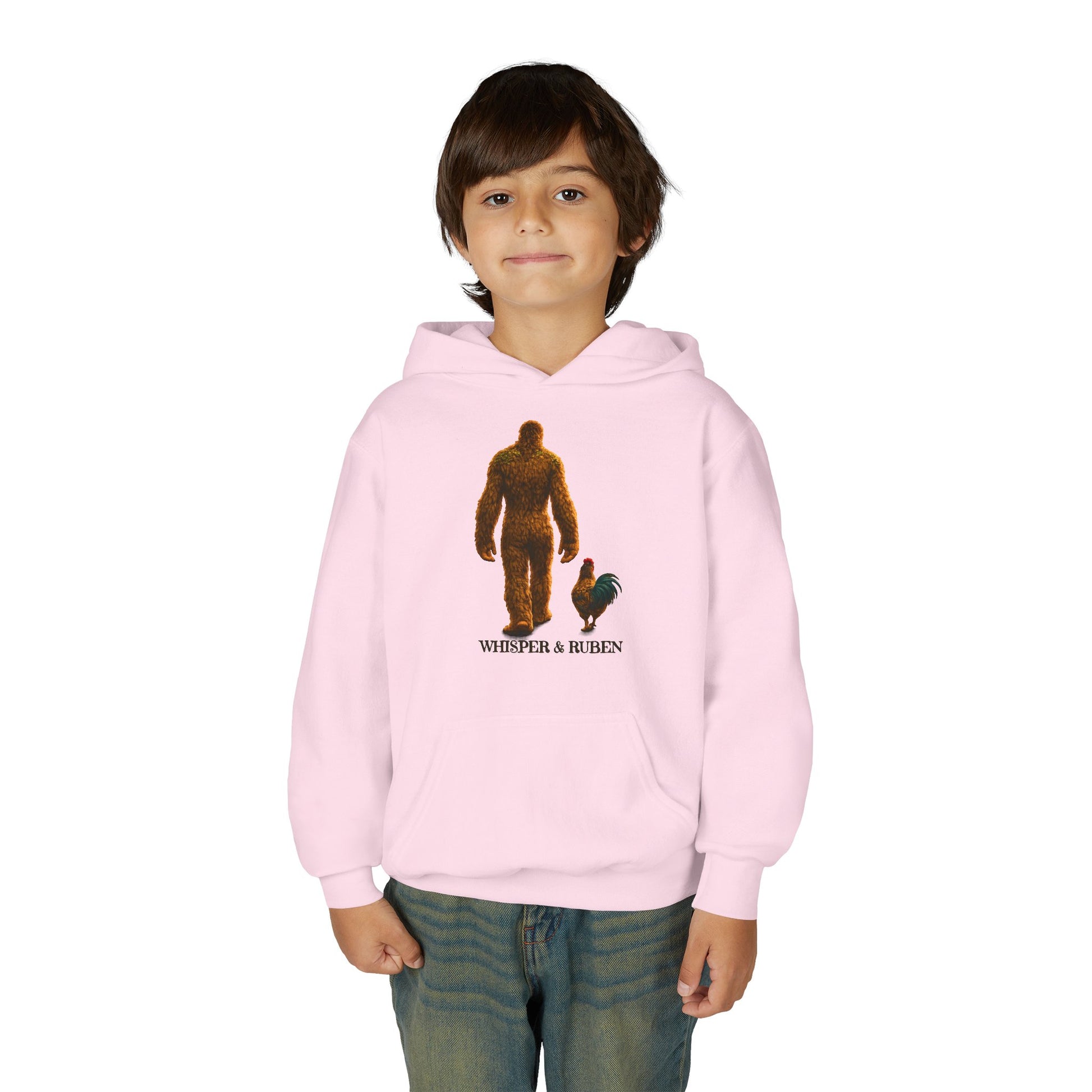 Whisper & Ruben Youth Heavy Blend Hooded Sweatshirt