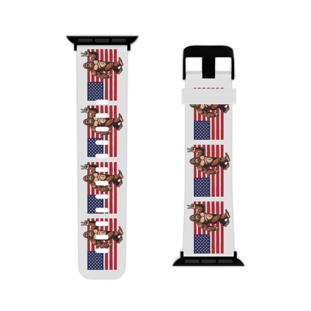 Patriotic Peace Squatch – Freedom Edition Watch Band