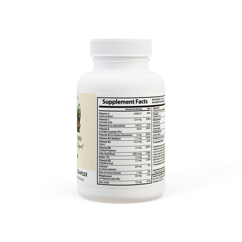 WildBound Brain Support Complex Supplement (60 Capsules) - Hidden Realm Essentials