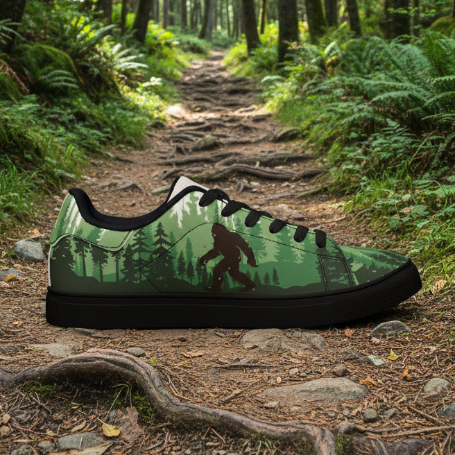 Woodland Walker Low-Top Leather Sneakers