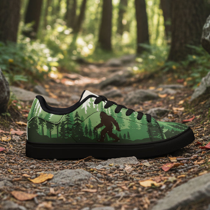 Woodland Walker Low-Top Leather Sneakers