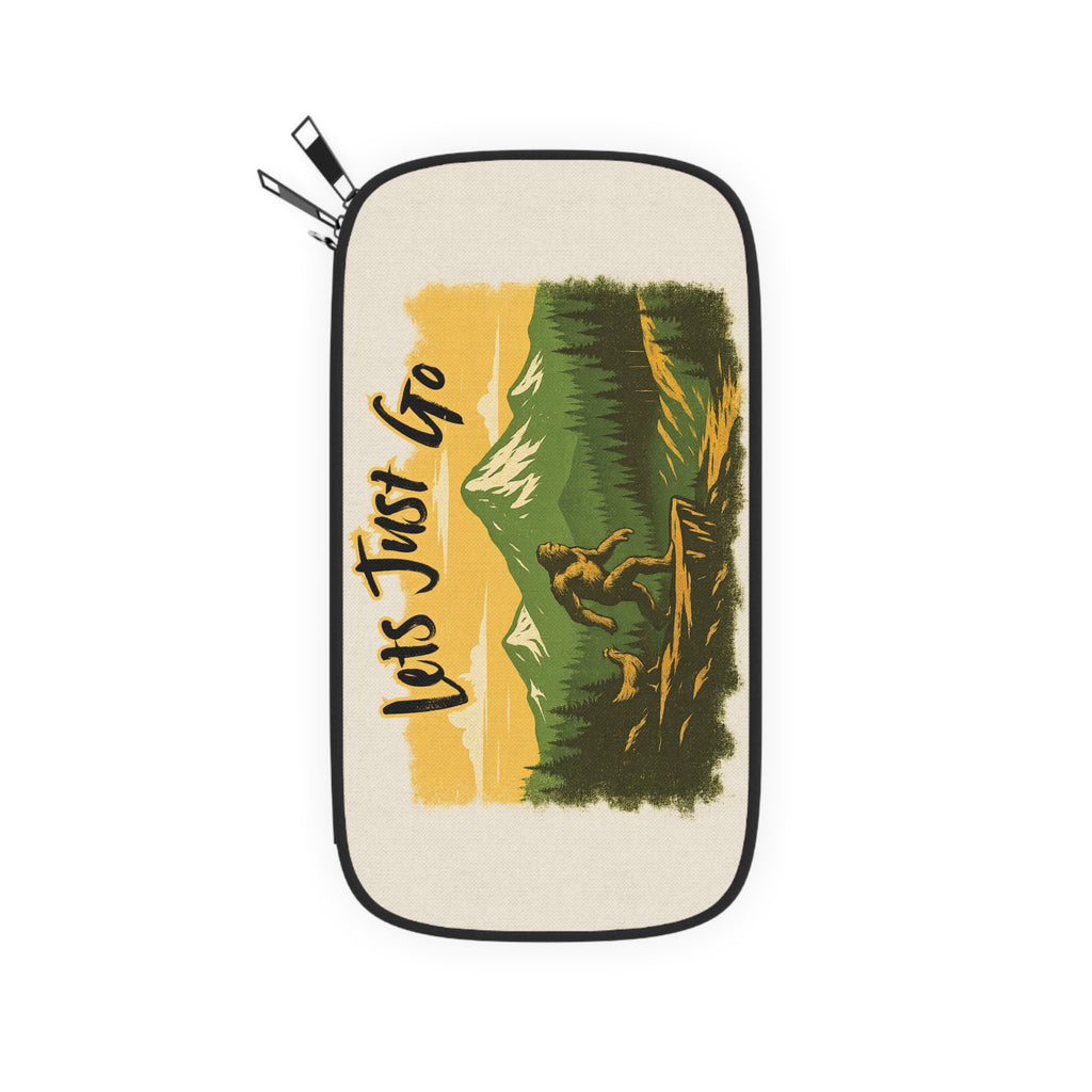 Let’s Just Go – Wander Wild Canvas Passport Wallet