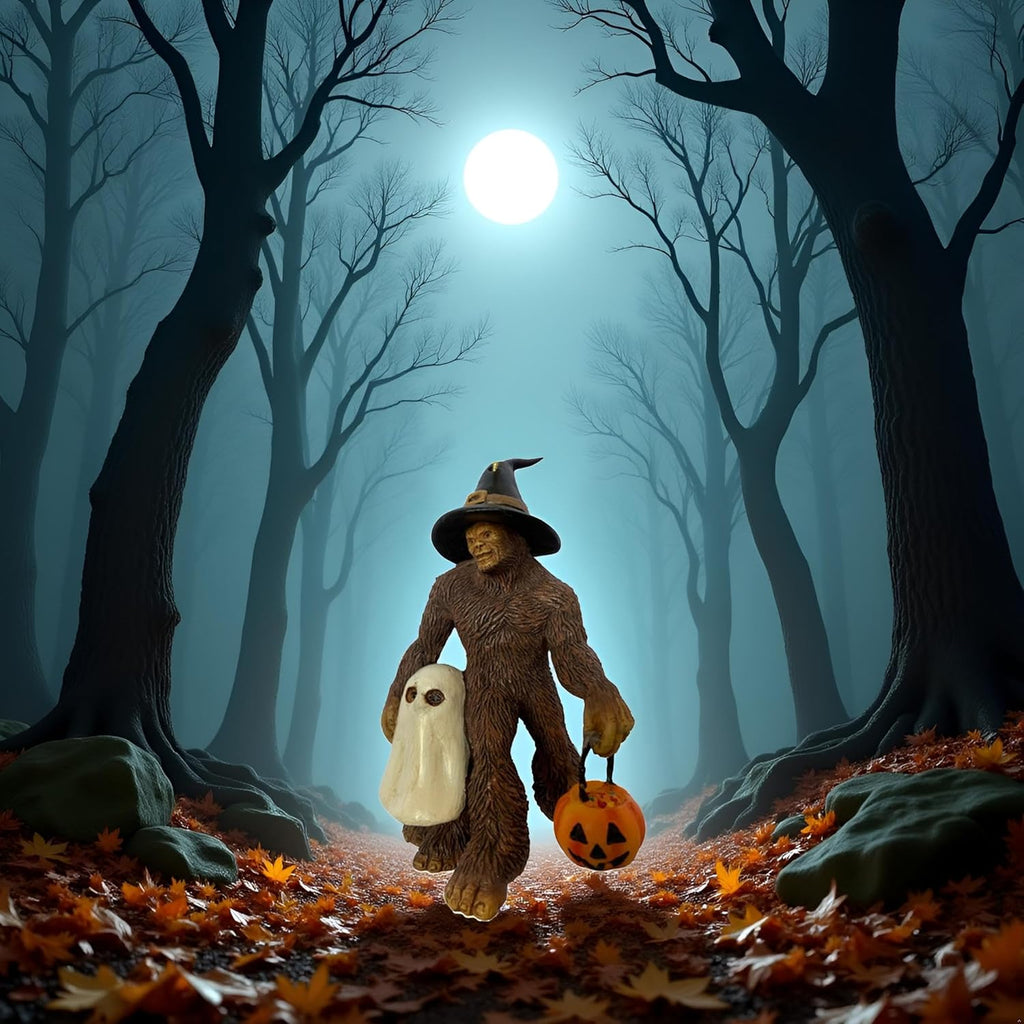 Bigfoot Trick-or-Treat Ornament