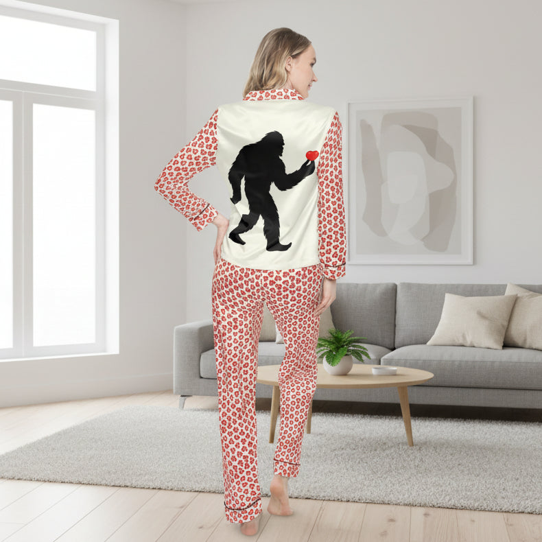 Gentle Giant – Valentine’s Satin Pajama Set