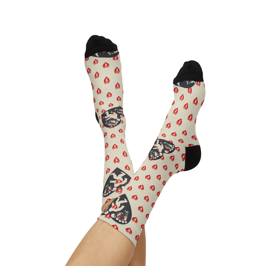 Heart of the Wild – Bigfoot Romance Crew Socks