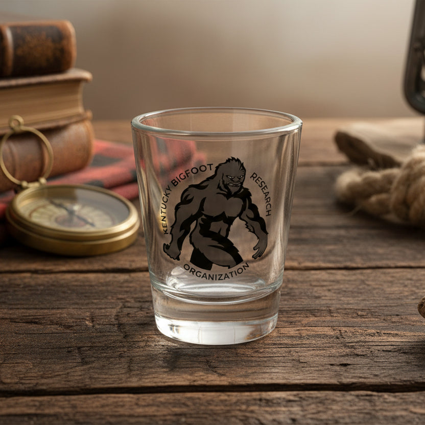 Kentucky Bigfoot Research Organization 1.5oz Shot Glass