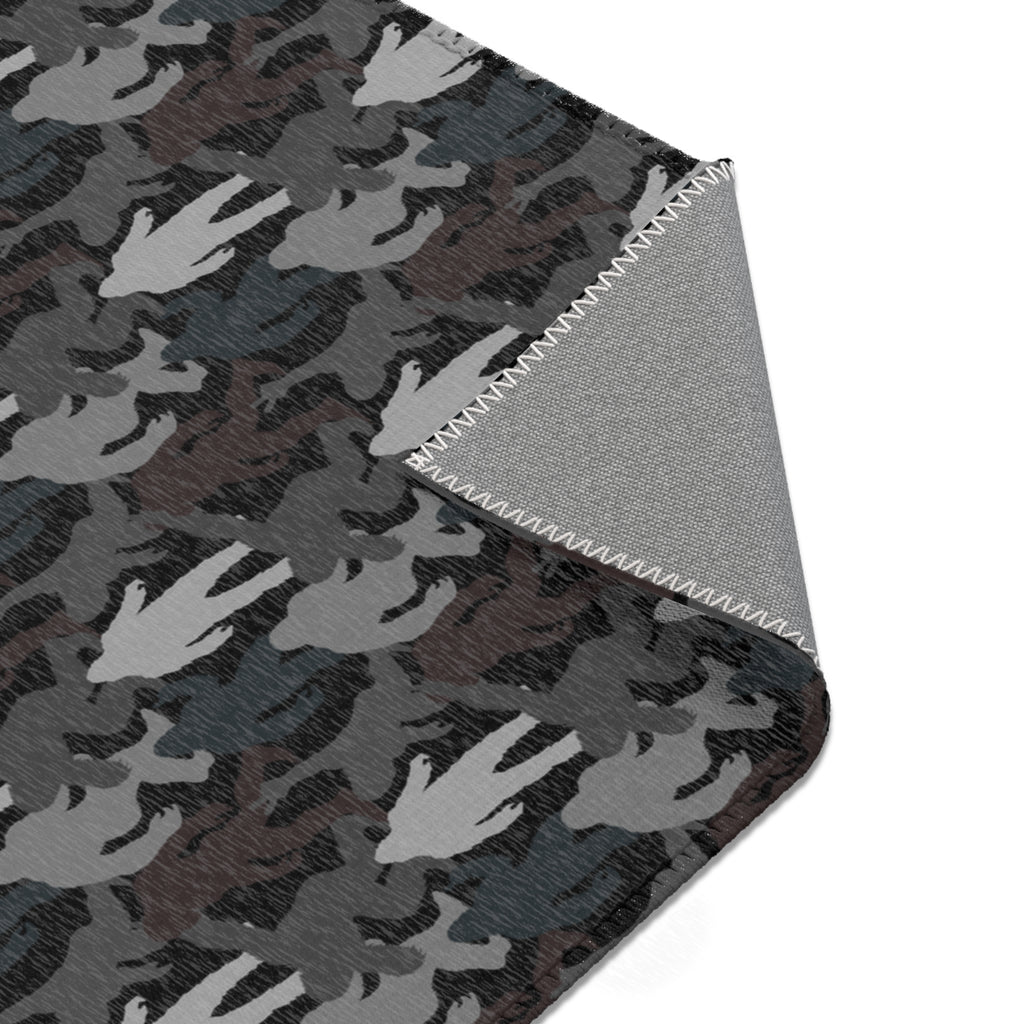 Shadow Stalker Camo – Woven Chenille Rug