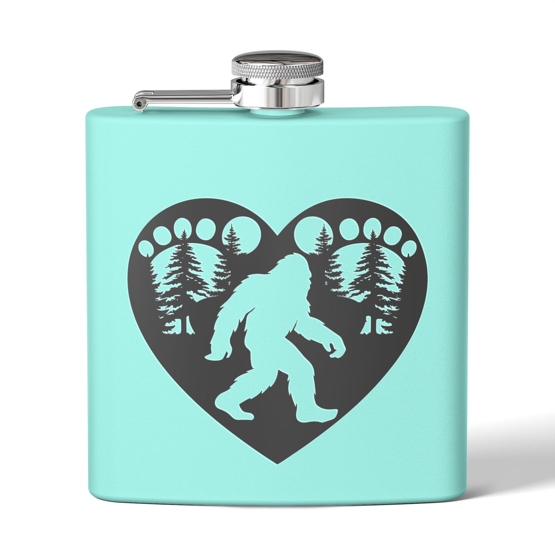 Dark Heart of the Wild – Bigfoot Love Stainless Steel Flask