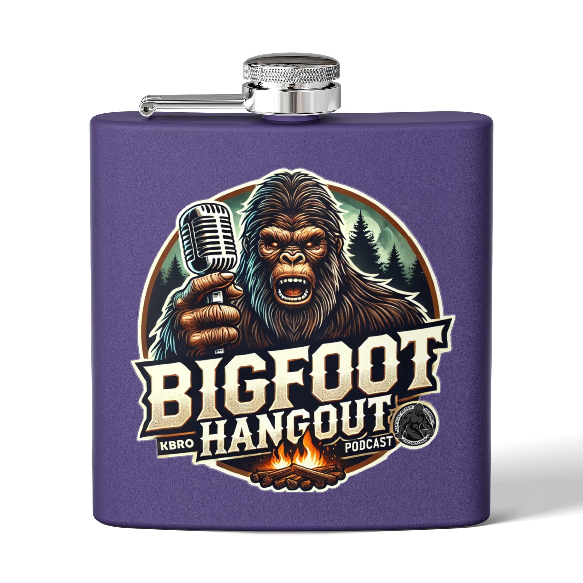 The Bigfoot Hangout – Stainless Steel Flask