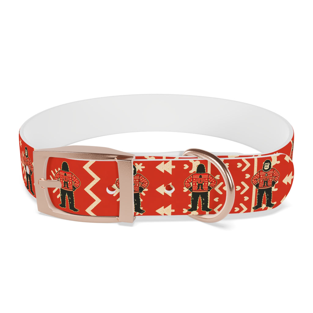 Bigfoot’s Ugly Christmas Sweater – Holiday Dog Collar