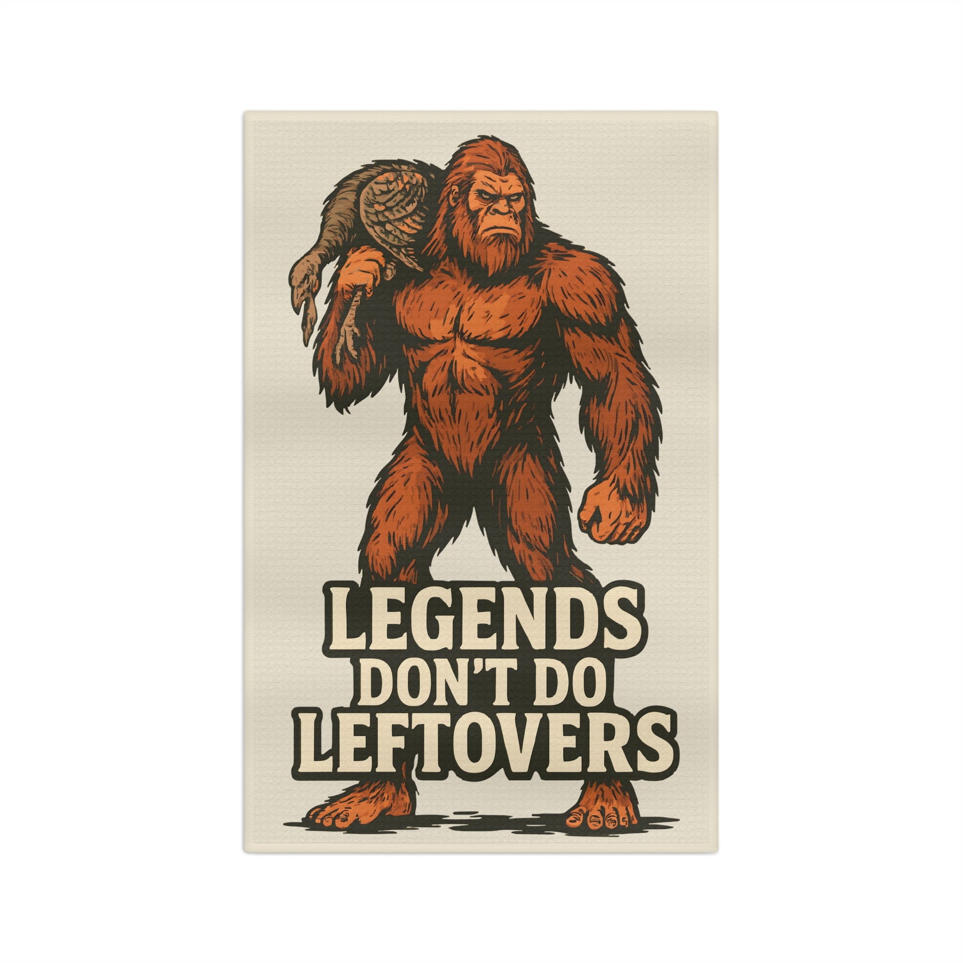 Legends Don’t Do Leftovers Microfiber Tea Towel