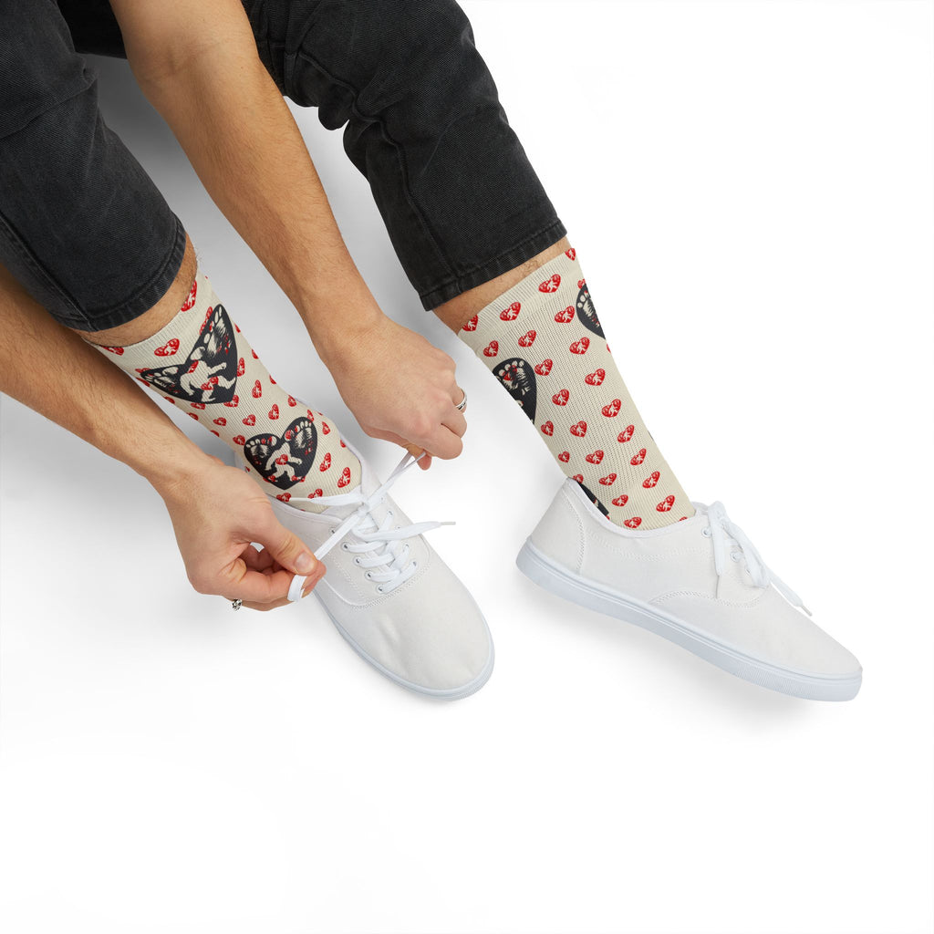 Heart of the Wild – Bigfoot Romance Crew Socks