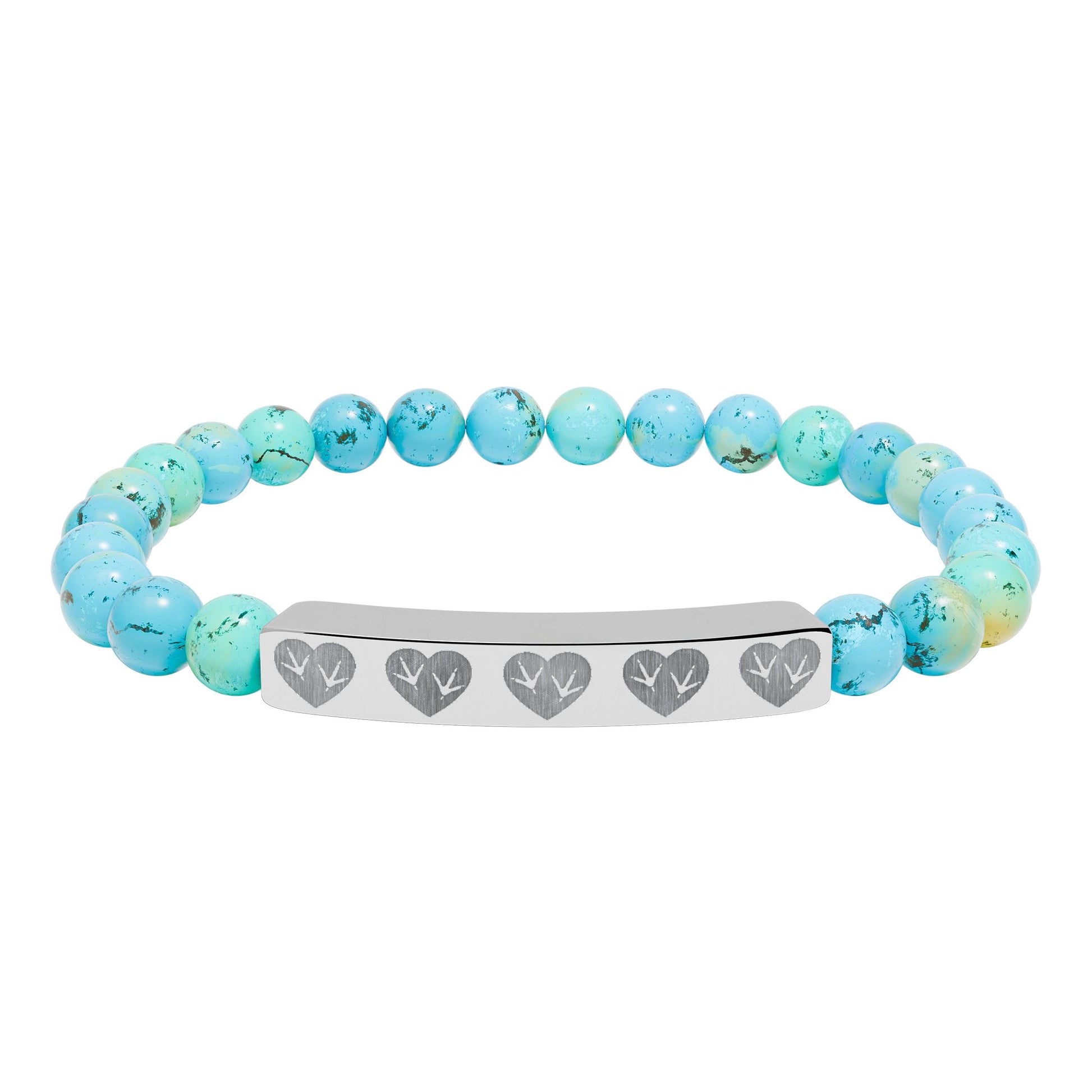 Heart of the Coop Natural Stone Bracelet