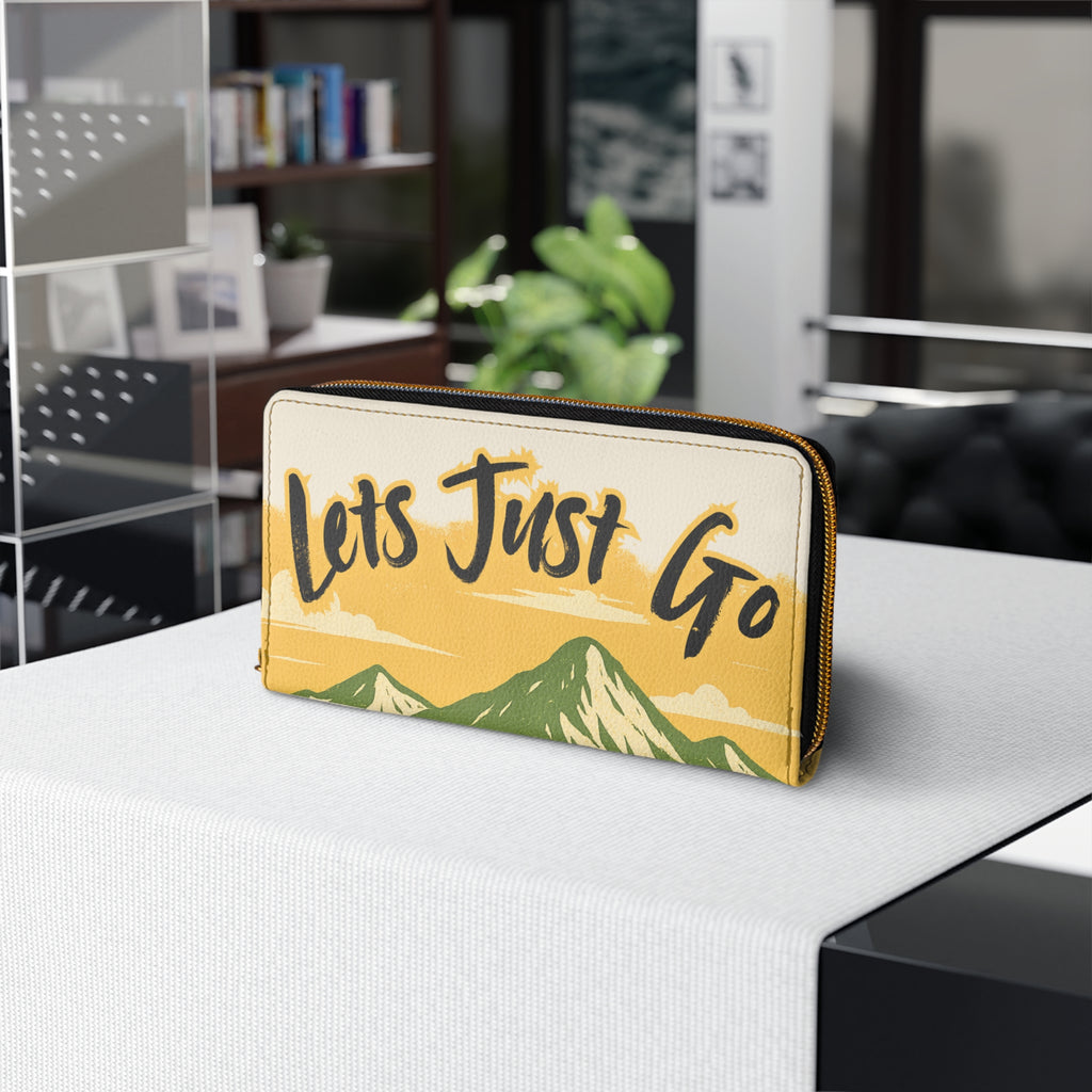 Let’s Just Go – Wander Wild Zipper Wallet