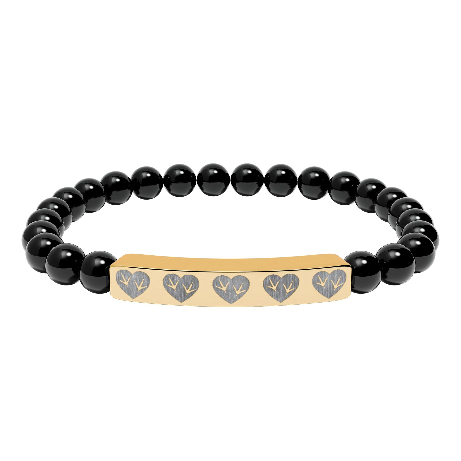 Heart of the Coop Natural Stone Bracelet