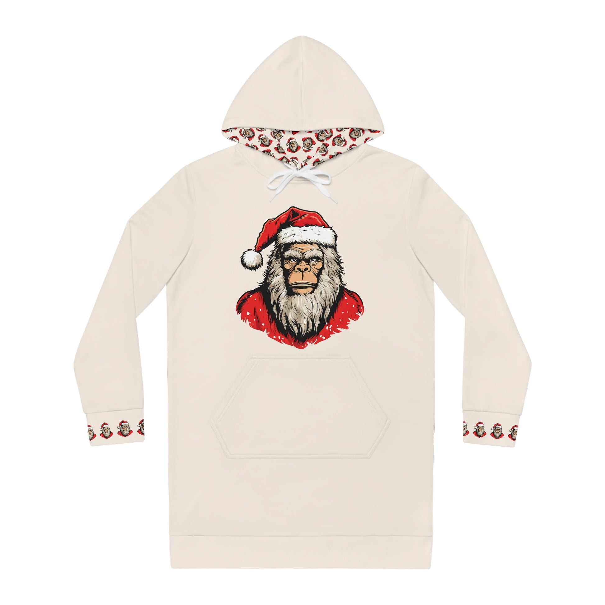 Santa Squatch – Women’s Hoodie Dress