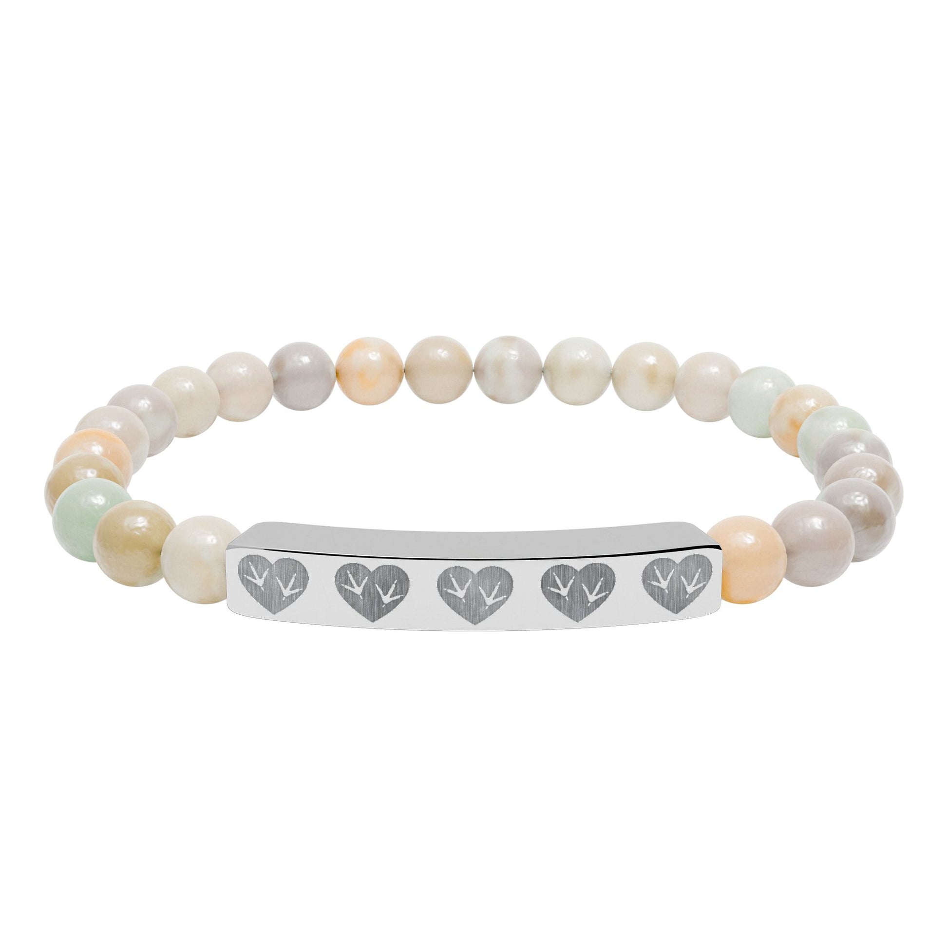 Heart of the Coop Natural Stone Bracelet