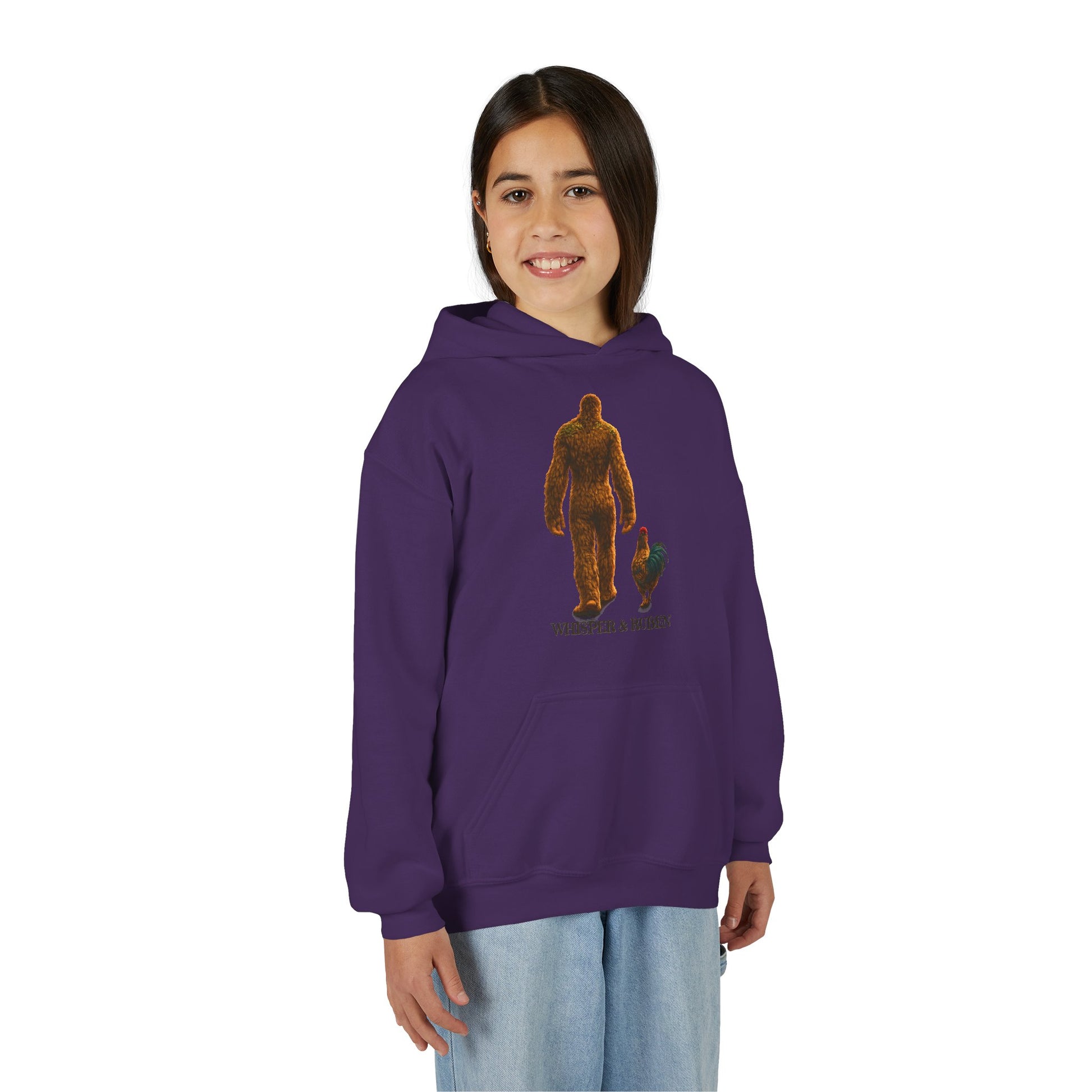 Whisper & Ruben Youth Heavy Blend Hooded Sweatshirt