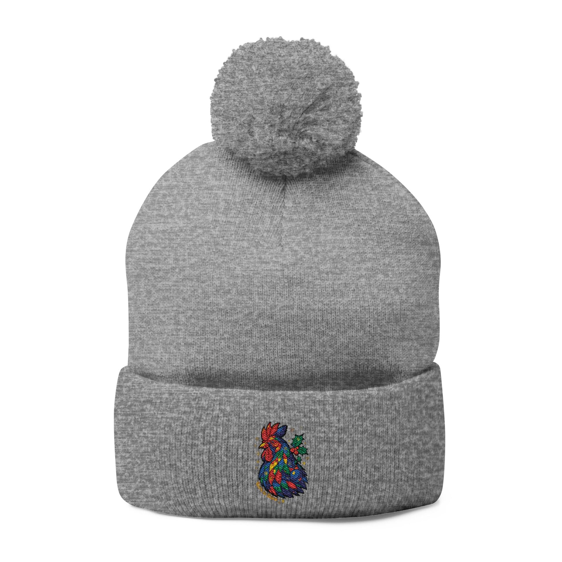 Born to Shine – Cozy Pom Knit Beanie