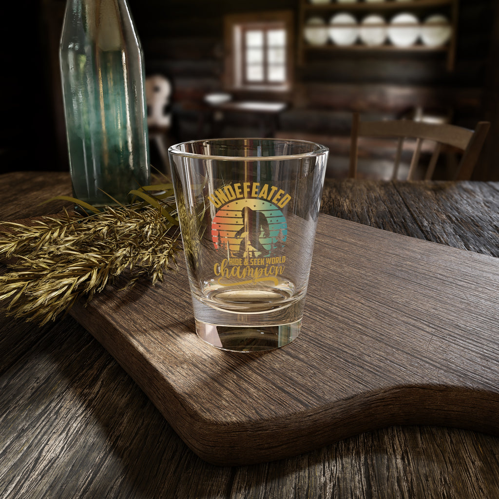 Undefeated Champion Shot Glass