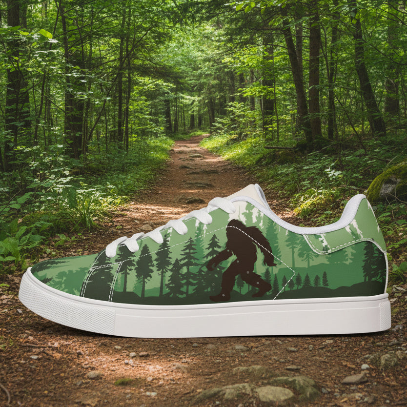 Woodland Walker Low-Top Leather Sneakers