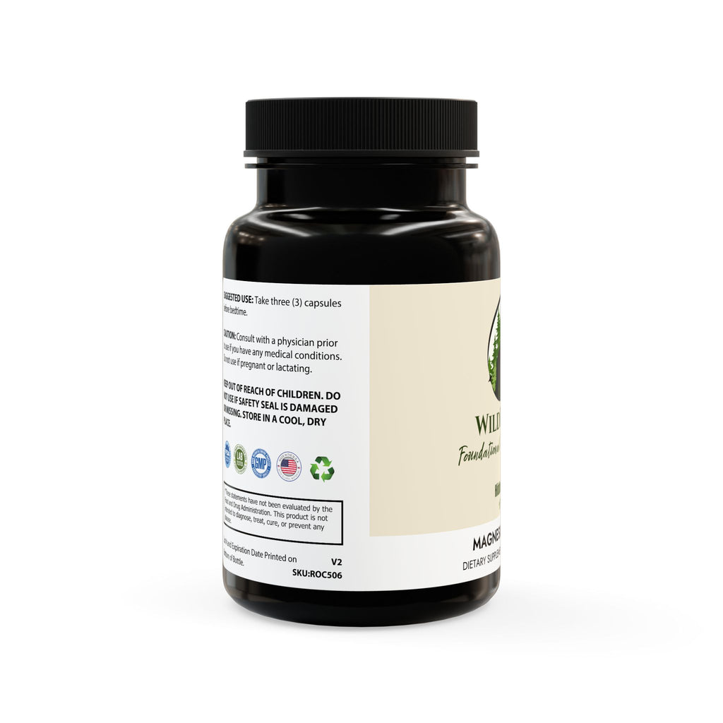 WildBound Magnesium Zinc Supplement (90 Capsules) - Hidden Realm Essentials