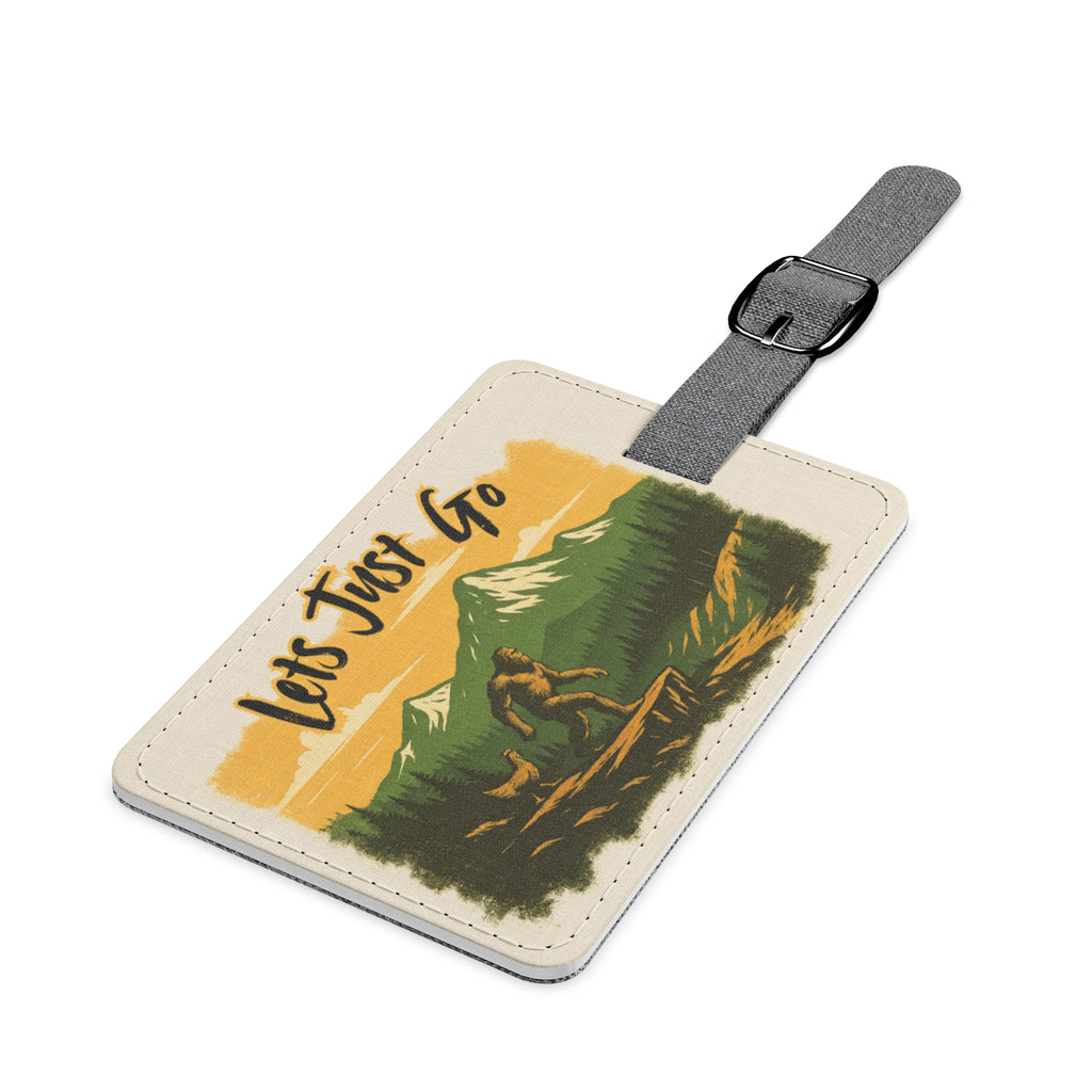 Let’s Just Go – Wander Wild Fabric Luggage Tag