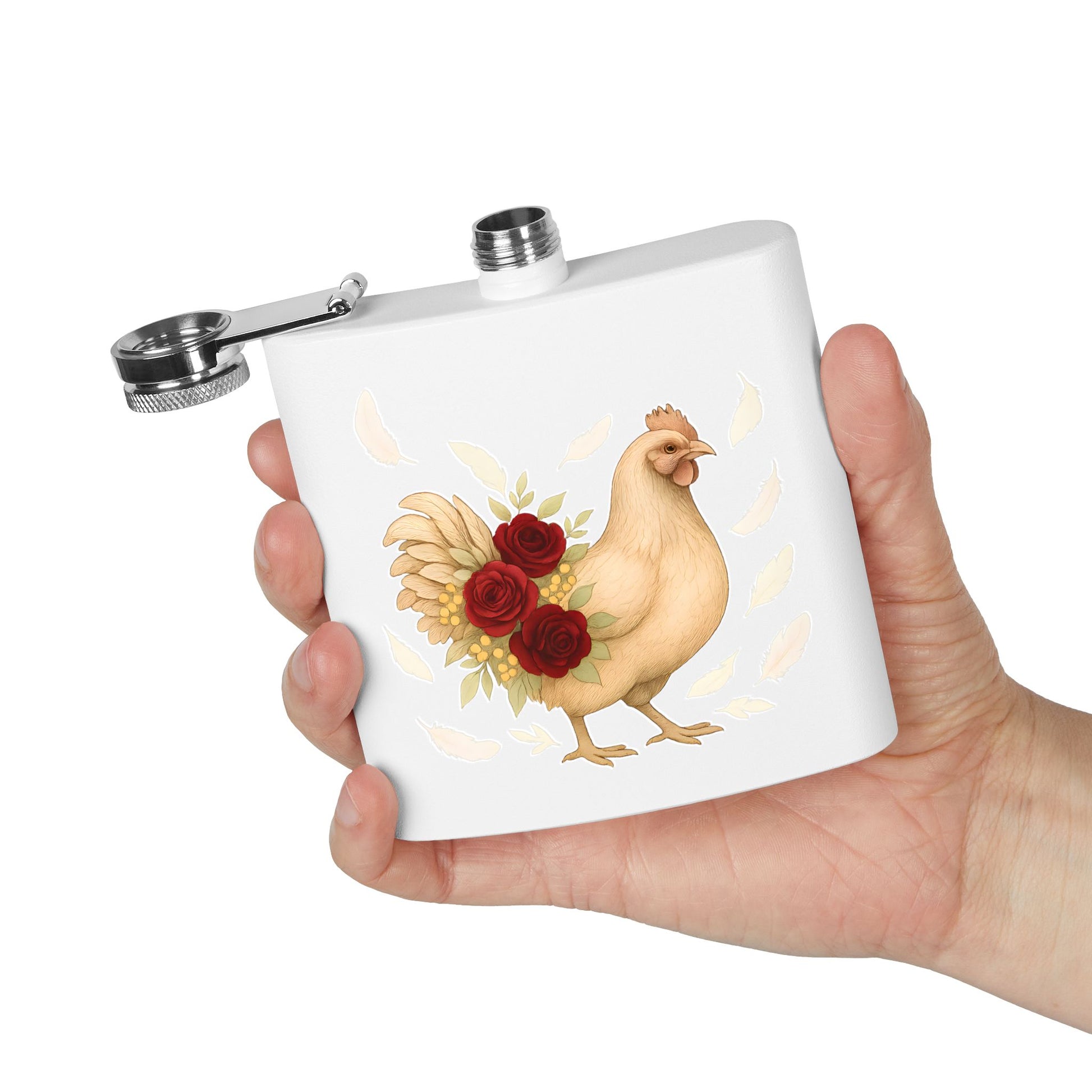 Mother Clucker Bloom – Stainless Steel Flask