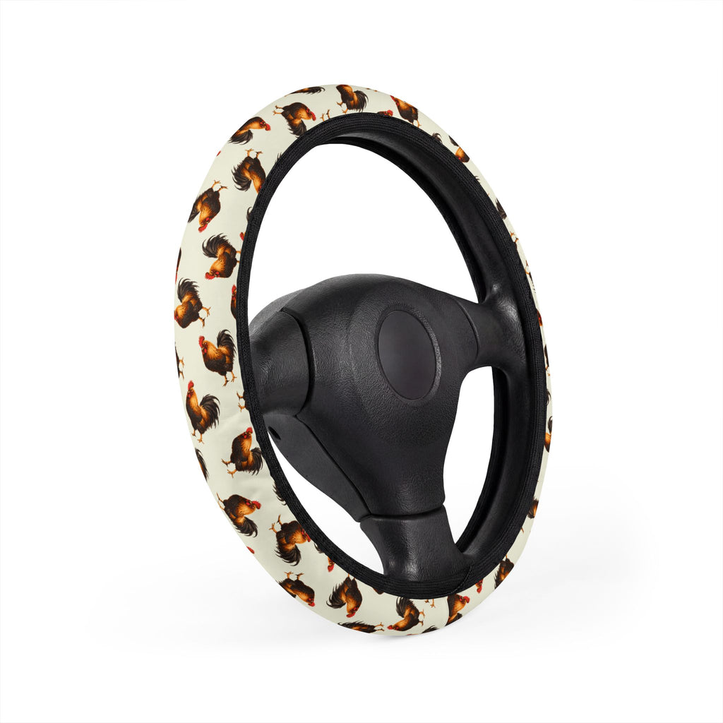 Feather and Fire Steering Wheel Cover