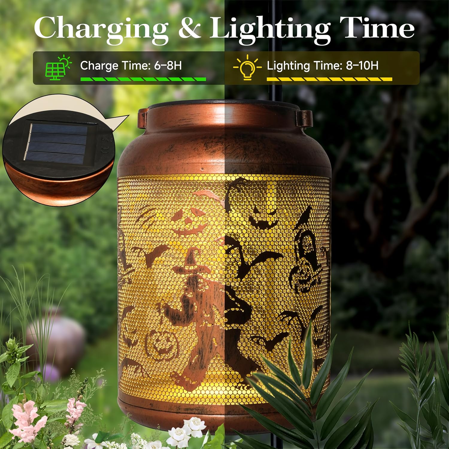 Bigfoot Solar Lantern – Spooky Glow for the Wild at Heart