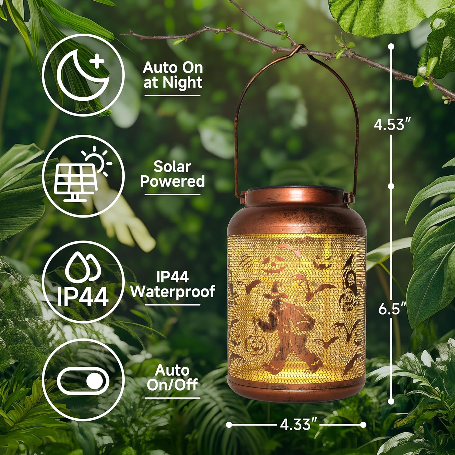 Bigfoot Solar Lantern – Spooky Glow for the Wild at Heart