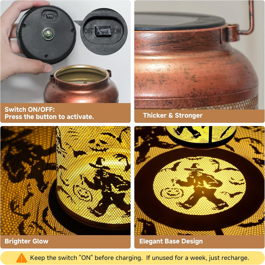 Bigfoot Solar Lantern – Spooky Glow for the Wild at Heart