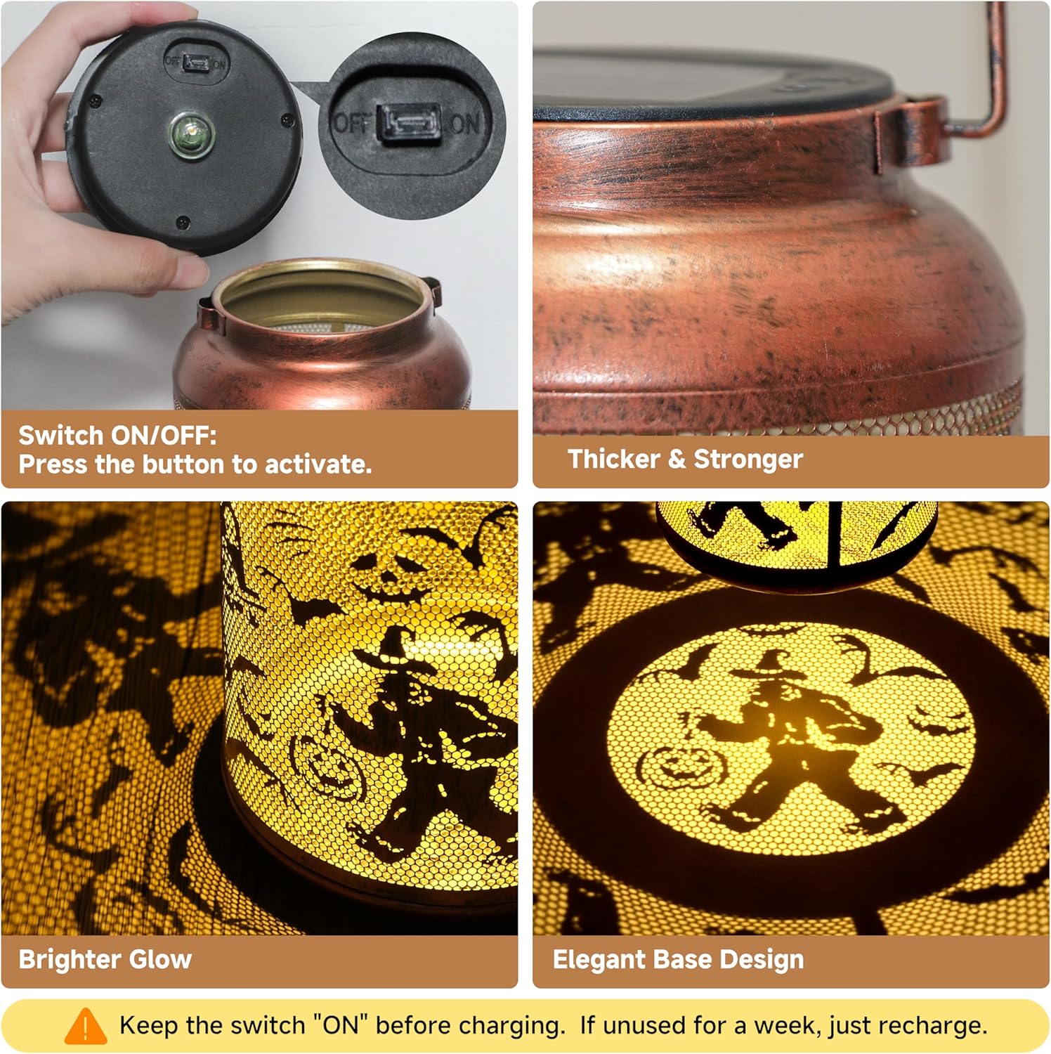 Bigfoot Solar Lantern – Spooky Glow for the Wild at Heart