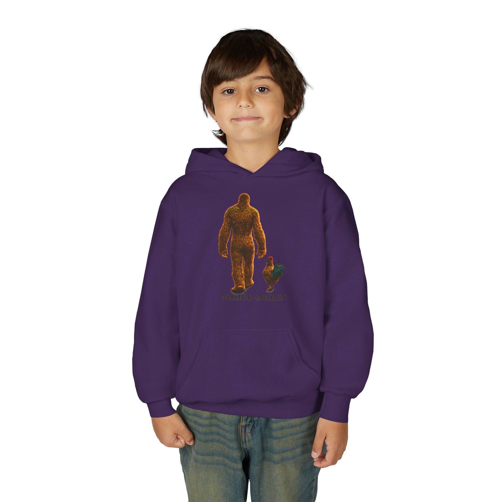 Whisper & Ruben Youth Heavy Blend Hooded Sweatshirt