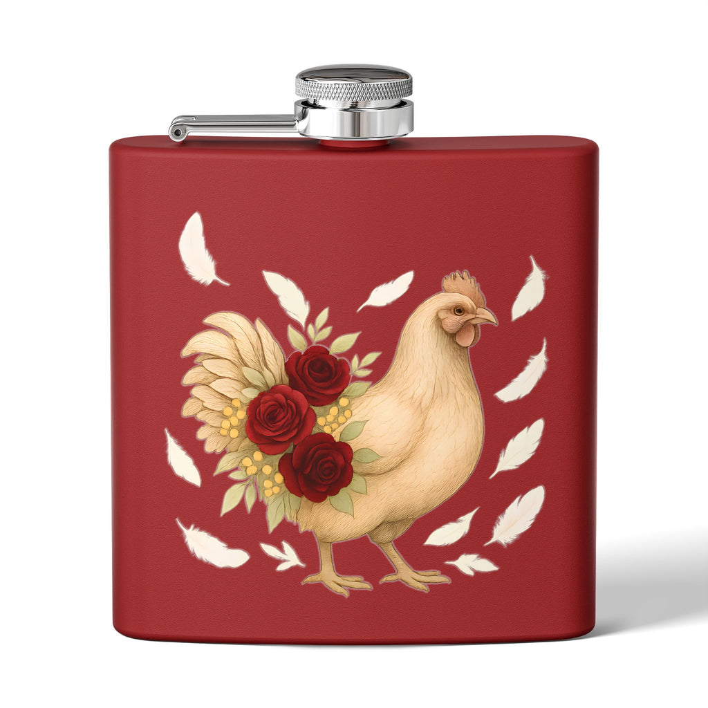 Mother Clucker Bloom – Stainless Steel Flask