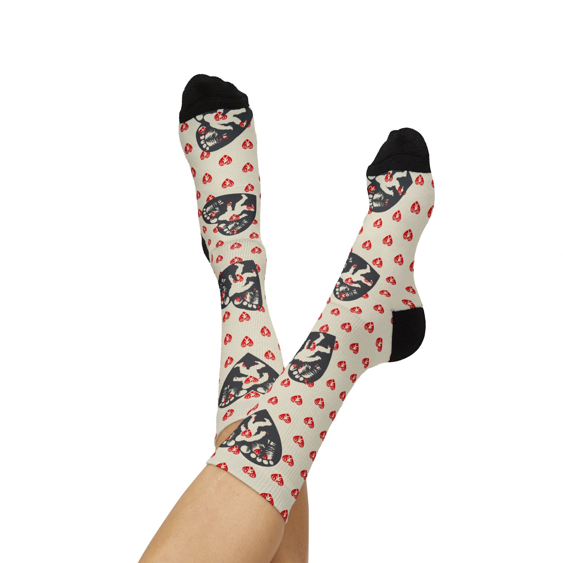 Heart of the Wild – Bigfoot Romance Crew Socks