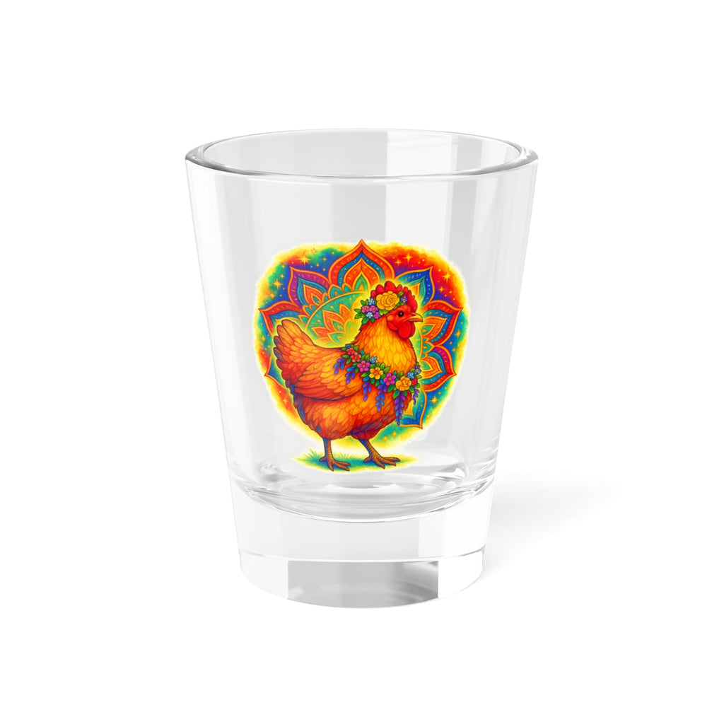 The Henlightened Shot Glass