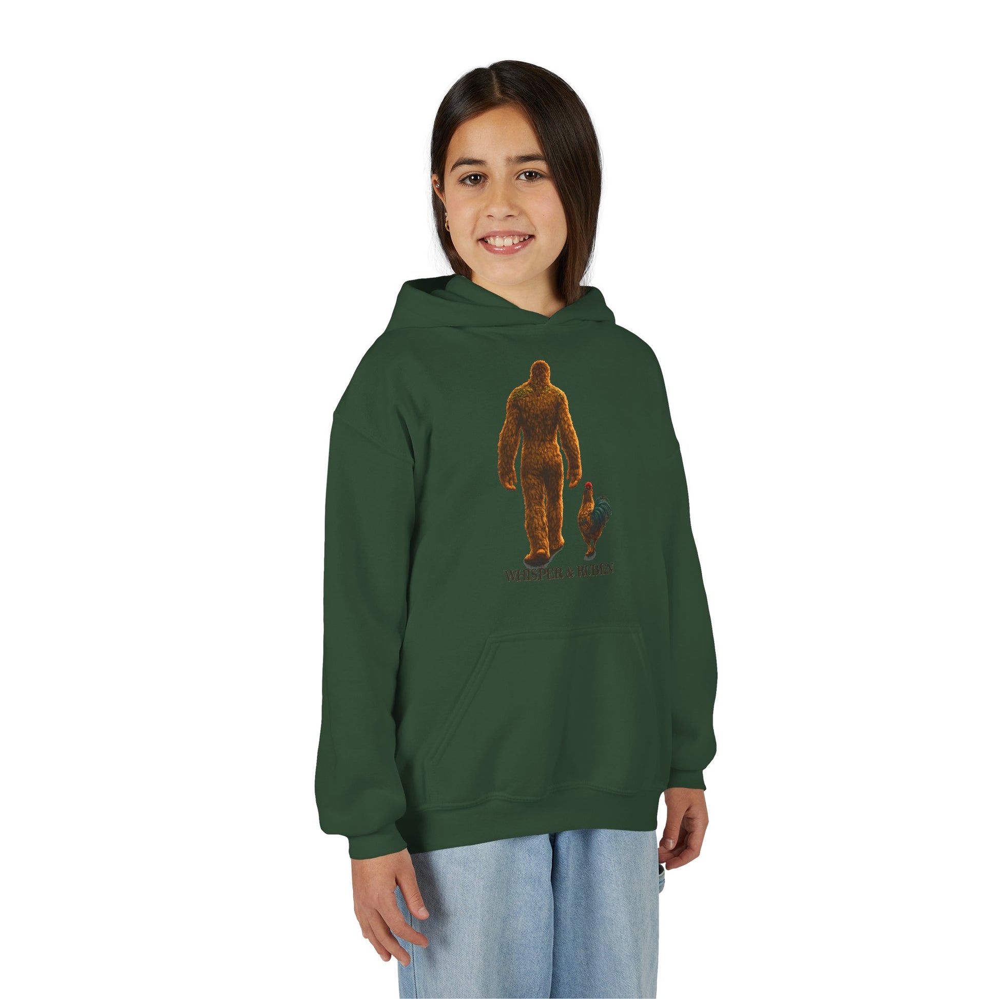 Whisper & Ruben Youth Heavy Blend Hooded Sweatshirt