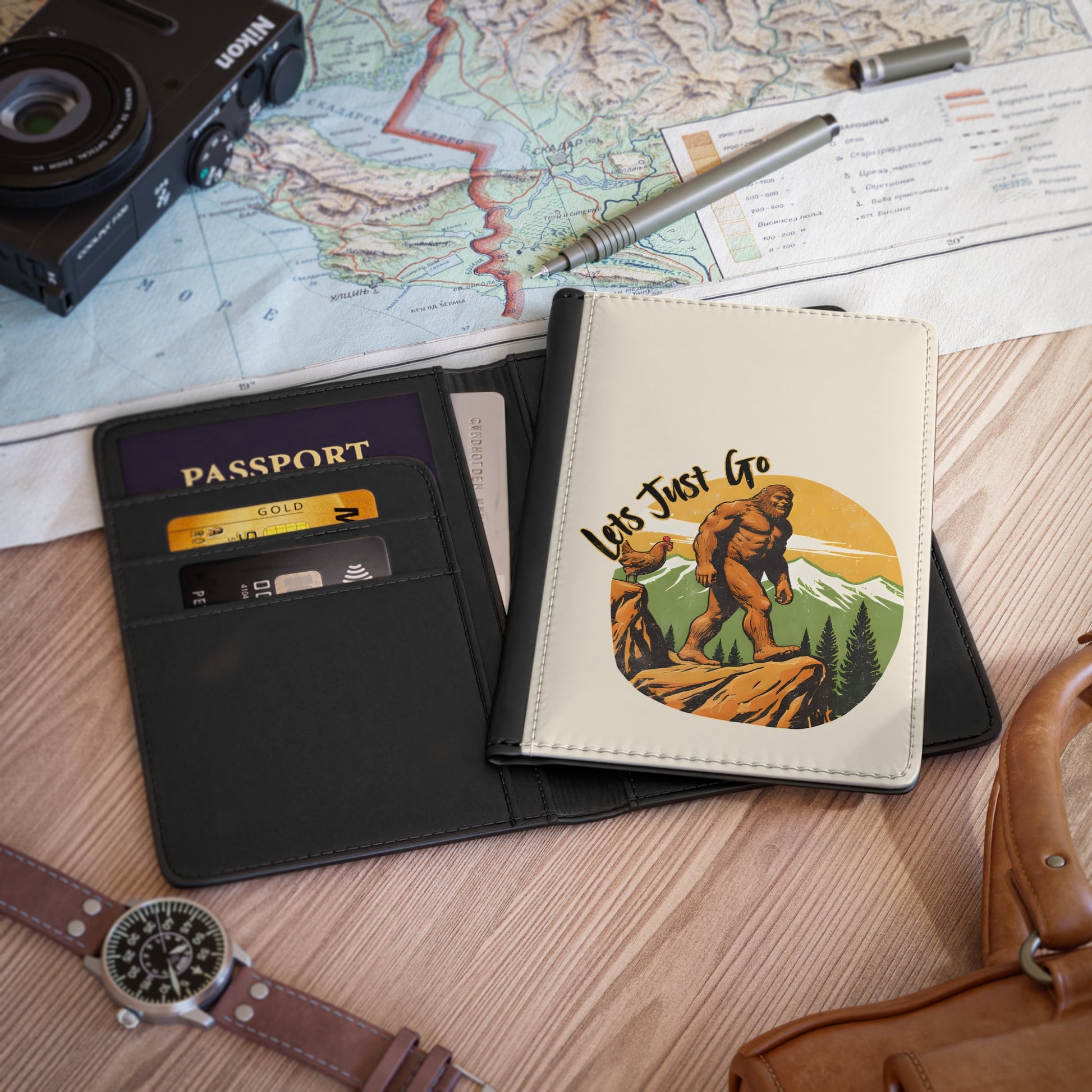 Let’s Just Go – Summit Striders Passport Cover